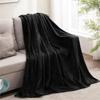 BEDELITE Fleece Blanket Black Throw Blanket - Image 5