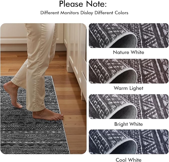 2x6 Washable Hallway Runner Rug - Image 4