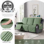 TAOCOCO 100% Waterproof Recliner Sofa Cover, Non Slip Split Couch Covers - Image 4
