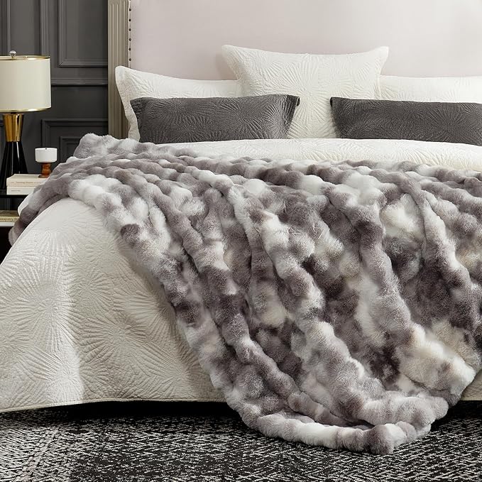Cozy Bliss Faux Fur Throw Blanket - Image 6