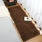 Goideal Fluffy Runner Rug for Bedroom Living Room, 2x6 Brown Bedside Rugs - Image 3