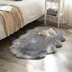 MIULEE Luxury Super Soft Fluffy Area Rug Faux Fur Sheepskin Rug Decorative by MIULEE