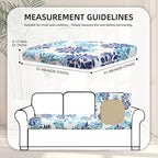 8Pcs Stretch Patio Cushion Covers, Outdoor Couch Covers Replacement, Outdoor - Image 2