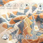 MSGKV Spring Blankets Cotton Throw Blanket 60''x 80'' Muslin Blanket - Image 4