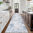 IOHOUZE Abstract Runner Rug 3x18 Ft Washable Runners - Image 2