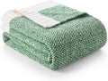 Snuggle Sac Green Throw XL Blanket 50x70, Super Soft Warm Blankets Oversized by SnuggleSac