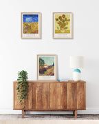 HesenDot Van Gogh Framed Wall Art,Vintage Canvas Prints Set of 3