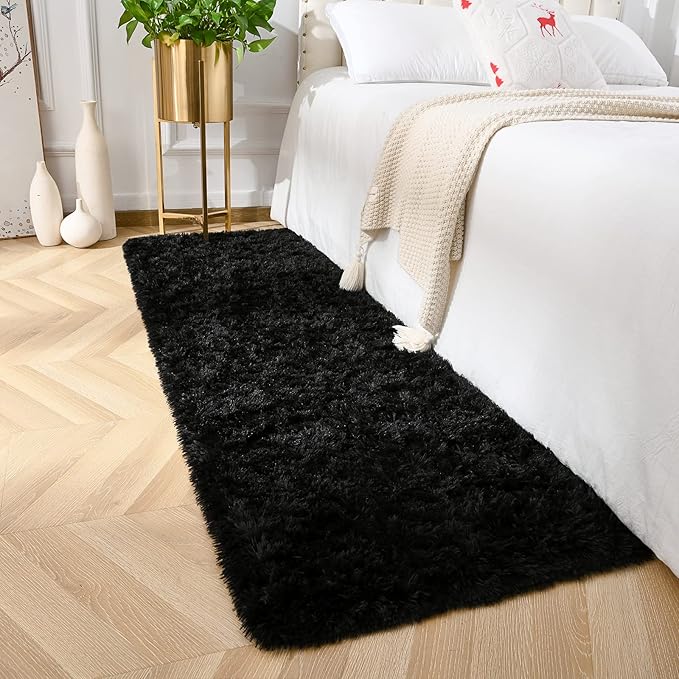Amearea Shag Fluffy Area Rug for Bedroom Girls Living Room, Extra Soft and - Image 2