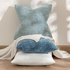 MIULEE Pack of 2 Couch Throw Pillow Covers 18x18 Inch Coastal Blue Modern Boho - Image 4