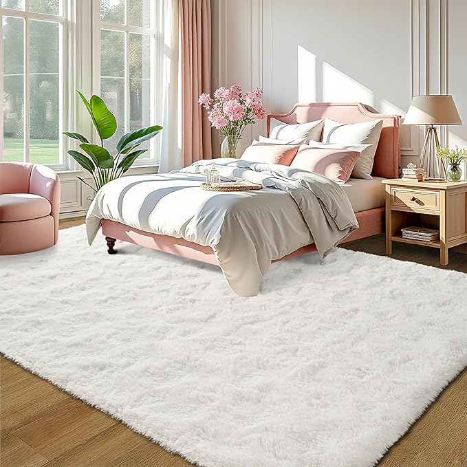 LOCHAS Ultra Soft Indoor Modern Area Rugs Fluffy Living Room Carpets - Image 2