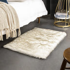 Ashler HOME DECO Soft Fox Faux Fur Chair Couch Cover Area Rug - Image 2