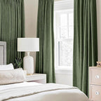 MIULEE 100% Blackout Linen Textured Curtains - Image 2