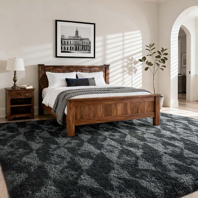 9x12 Ft Extra Large Shag Rugs for Bedroom Living Room for Men Boys, Tie Dyed - Image 2
