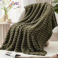 EXQ Home Fleece Throw Blanket for Couch and Bed, 3D Imitation Large Turtle by EXQHomeTexitleCoLtd