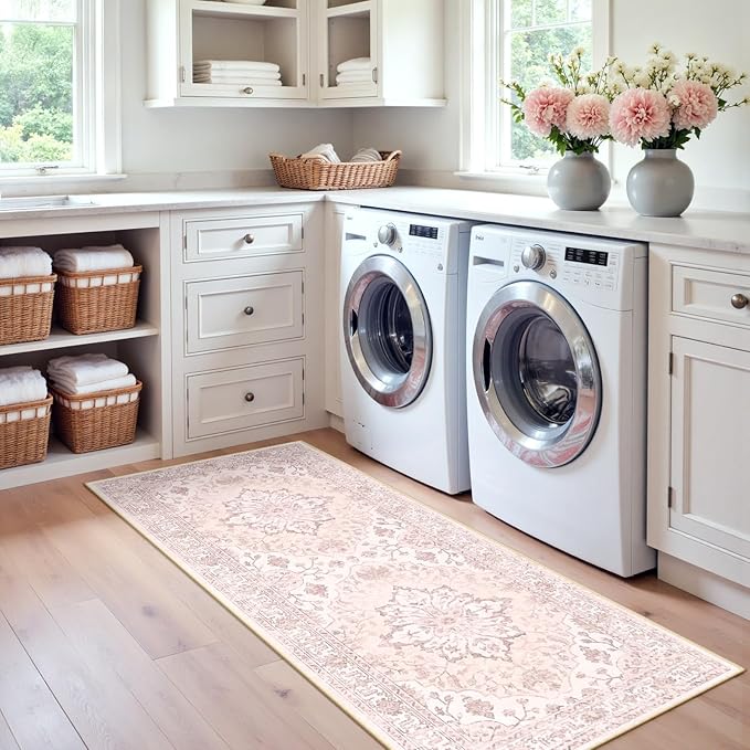 RELEANY Area Rugs 2'x6' Runner Rug Non Slip Washable - Image 2