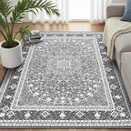 Lofus 5x7 Area Rugs for Living Room, Machine Washable Non-Slip Area Rug by Lofus