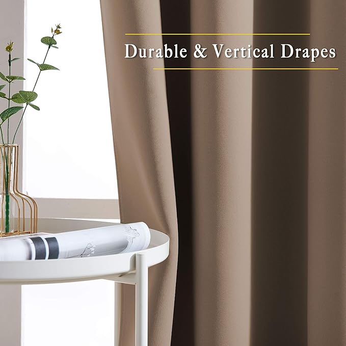 NICETOWN Light Reducing Grommet Curtains - Image 3
