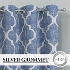 Beauoop 100% Blackout Curtains 90 Inches Long 2 Panels - Image 2