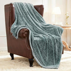 Exclusivo Mezcla Plush Fuzzy Fleece Throw Blanket Extra Large, Super Soft by ExclusivoMezcla