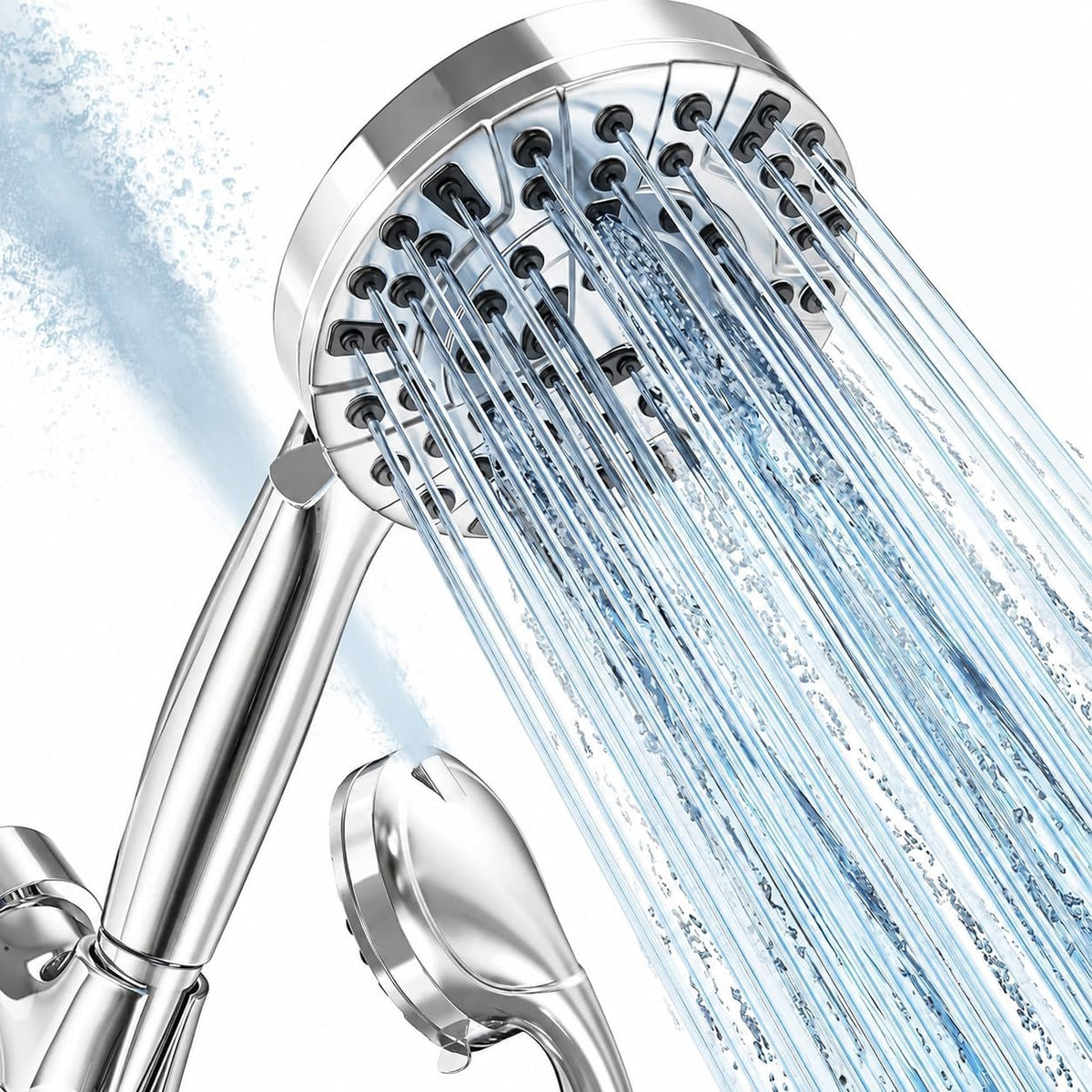 9 Functions High Pressure Handheld Shower Head with Power Wash