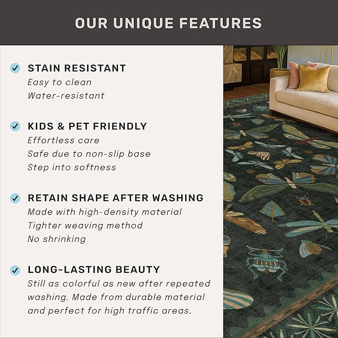 3x12 Long Hallway Runner Rug Non Slip - Image 5