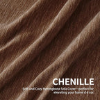 Couch Cover for Dogs, Boho Sofa Covers for 3 Cushion Couch, Chenille Sofa - Image 6