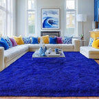 Rugs for Bedroom 4x6, Soft Shaggy Modern Shag Area Rug for Living Room by Quntue