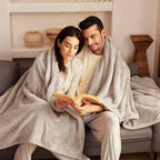 Exclusivo Mezcla Plush Fuzzy Fleece Bed Blanket King Size, Super Soft, Fluffy - Image 2