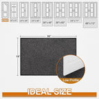 Mibao Front Door Mat, Dirt Trapper Welcome Mat - Image 2