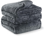 Exclusivo Mezcla Plush Fuzzy Fleece Bed Blanket King Size, Super Soft, Fluffy - Image 4