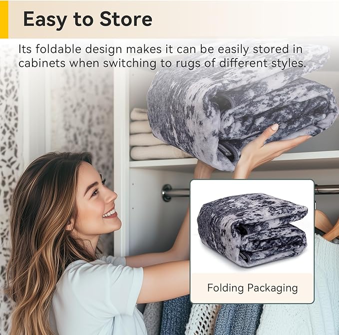 Washable Area Rugs 3x9 Non-Slip Modern Abstract Soft - Image 6