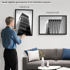 24x36 Poster Frame 2 Pack, Black Poster Frames 24 x 36 inches
