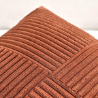 Fancy Homi 2 Packs Rust Lumbar Decorative Throw Pillow Covers 16x26 Inch - Image 3