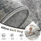 pmtsns Area Rugs 8x10 for Living Room: Washable Rug Modern Abstract Neutral - Image 4