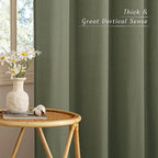 NICETOWN Linen Curtains 84 inch Long, Grommet Thick Linen Blend Window - Image 5