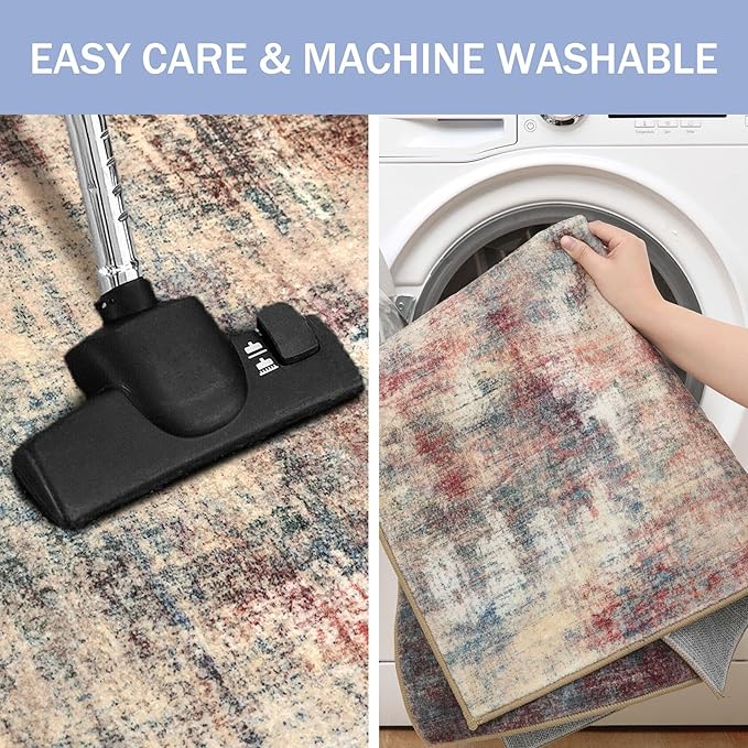 IOHOUZE Small Abstract Area Rug 2x3 Ft Entryway Rugs Washable Door Mat Indoor - Image 3