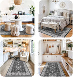 Washable 4x12 Hallway Runner Rug: Vintage Soft Carpet - Image 8