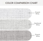 MIULEE 100% Blackout Linen Textured Curtains - Image 8