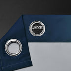 Yakamok Blackout Ombre Dark Blue and Black Curtains - Image 3