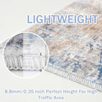 IOHOUZE Abstract Runner Rug 3x10 Ft Washable Runners - Image 5