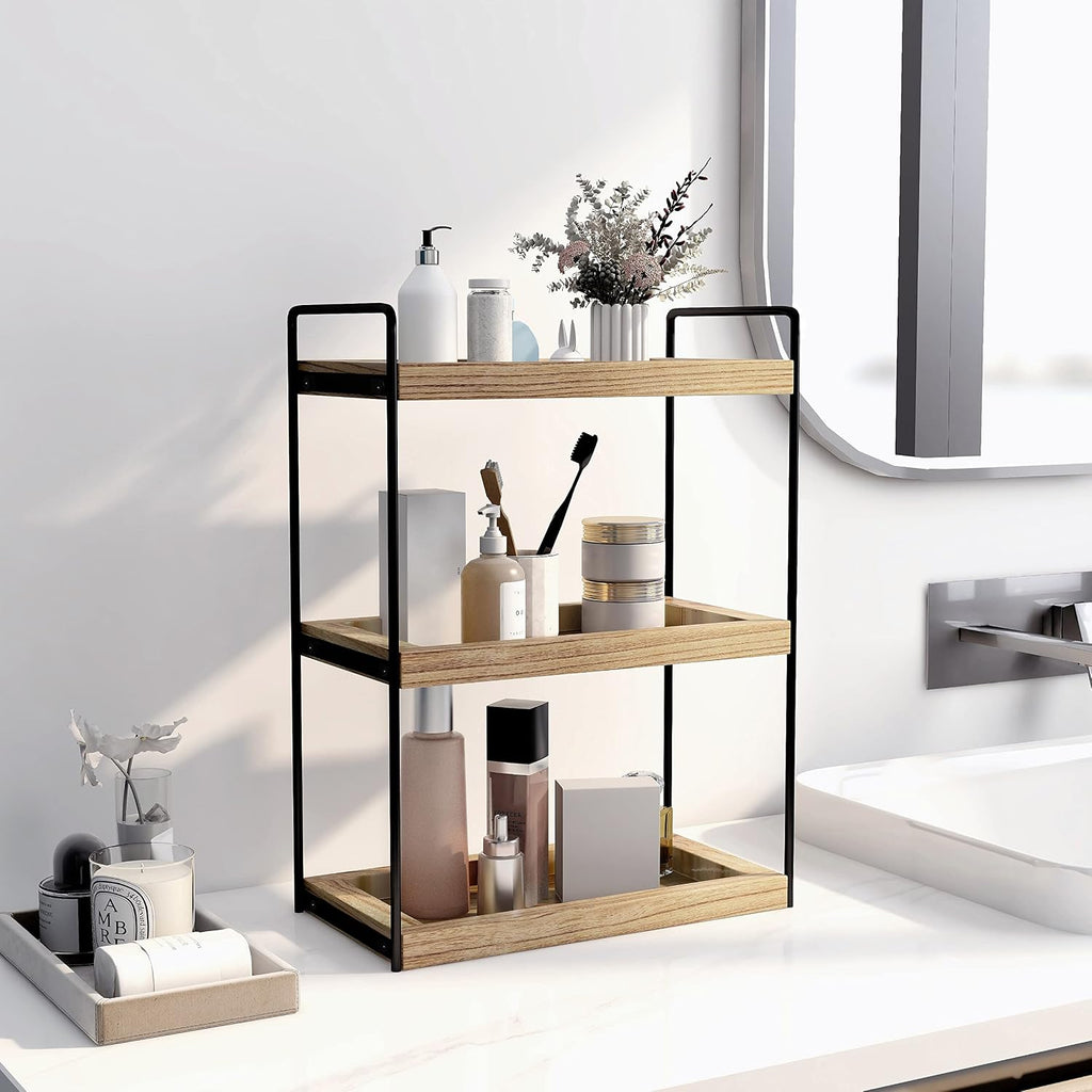 Dorhors Bathroom Counter Organizer,Countertop Tray Storage Shelf