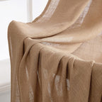 MIULEE Brown Linen Curtains 96 Inches Long - Image 6