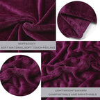 JIAHANNHA Purple Throw Blanket Fleece Blanket 60"x80", Super Soft Cozy Plush - Image 2