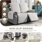 TAOCOCO 100% Waterproof Loveseat Recliner Cover - Image 4