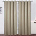 LEMOMO Beige Thermal Blackout Curtains/52 x 95 Inch/Set of 2 Panels Room by Lemomo
