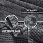 Exclusivo Mezcla Fleece Bed Blanket Twin Size, Super Soft and Warm Blankets - Image 7