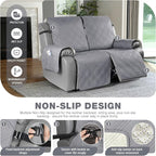 TAOCOCO 100% Waterproof Oversized Loveseat Recliner Cover, Non Slip Split Couch - Image 5