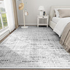 8x10 Area Rugs Washable Rug: Anti-Skid Abstract Modern Living Room Rug Soft - Image 9