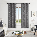 Deconovo Grey Blackout Curtains - Image 2