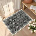 Latte&Fog 2x3 Entryway Rug, Small Modern Abstract Door Mat, Washable Kitchen Rug by LatteFog
